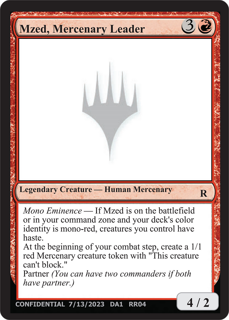 Mzed, Mercenary Leader [Unknown Event] | Devastation Store