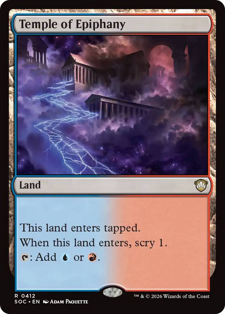 Temple of Epiphany [Secrets of Strixhaven Commander] | Devastation Store