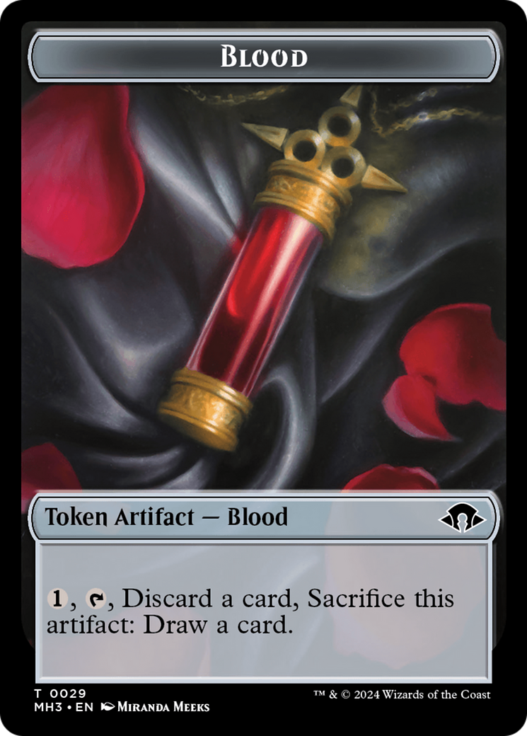 Phyrexian Germ // Blood Double-Sided Token [Modern Horizons 3 Tokens] | Devastation Store