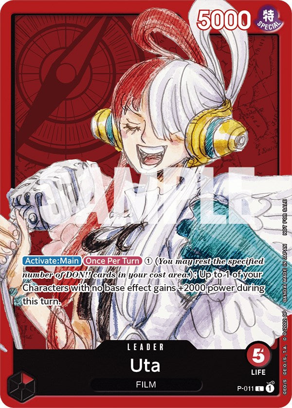 Uta (One Piece Film Red) [One Piece Promotion Cards] | Devastation Store