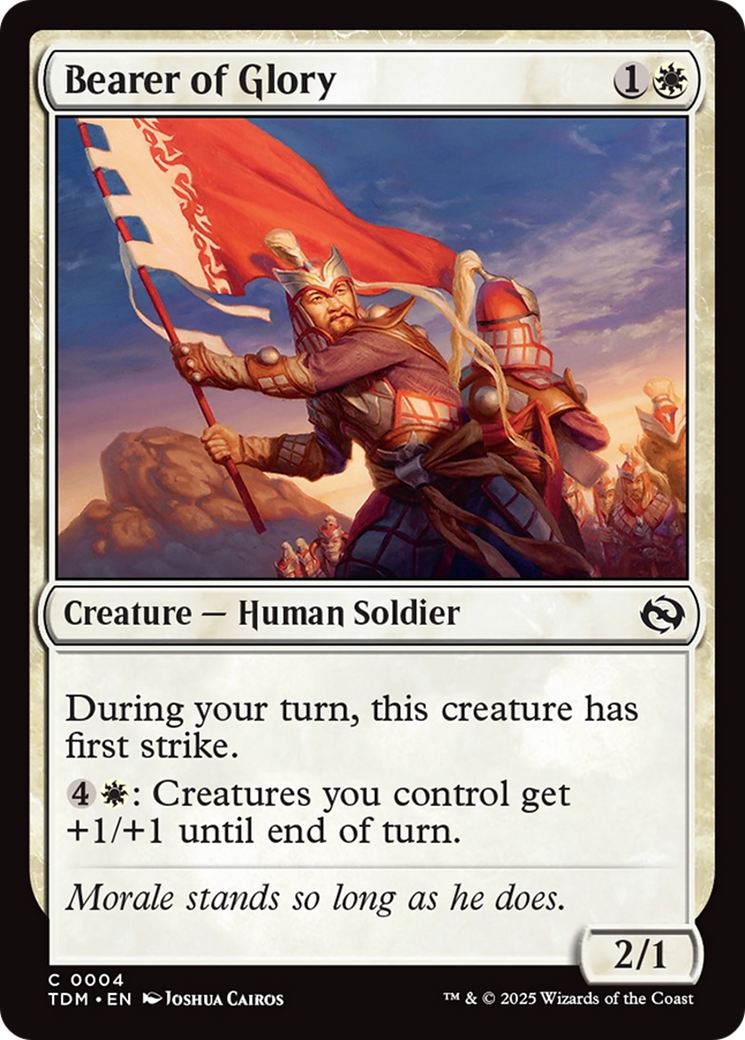Bearer of Glory [Tarkir: Dragonstorm] | Devastation Store