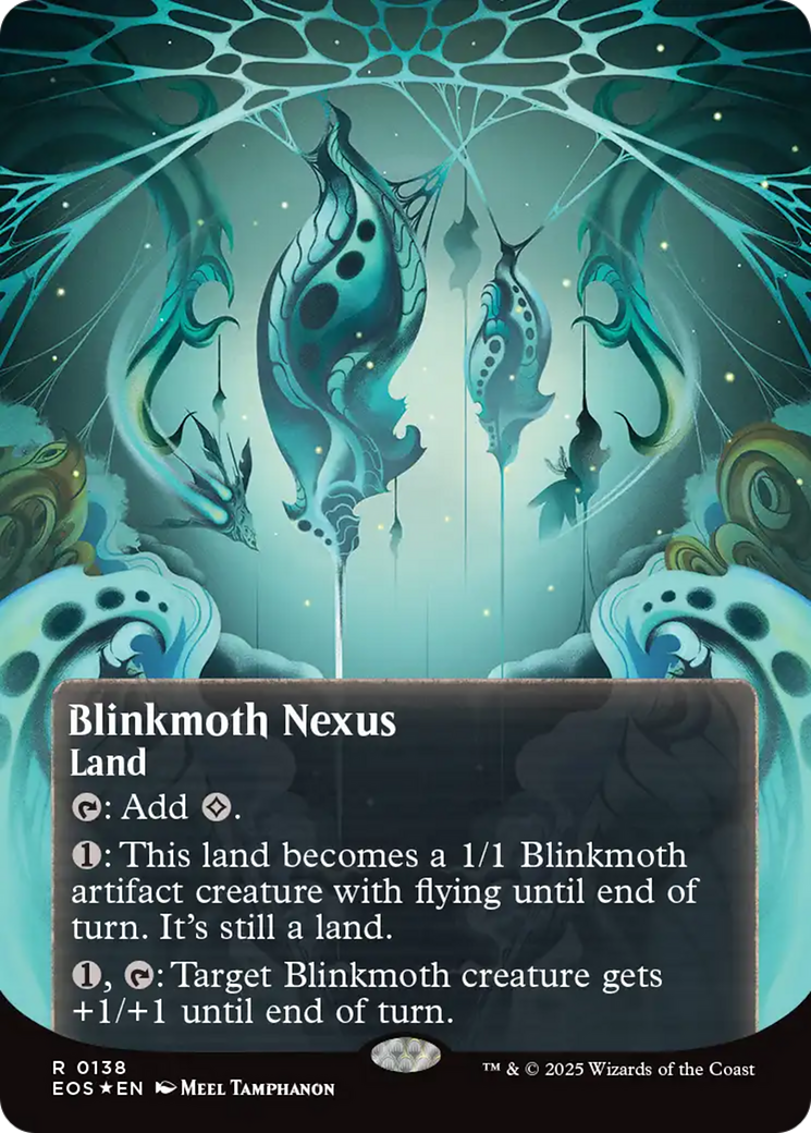 Blinkmoth Nexus (0138) (Borderless) (Galaxy Foil) [Edge of Eternities: Stellar Sights] | Devastation Store