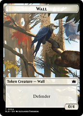Wall // Intrepid Rabbit Double-Sided Token [Bloomburrow Tokens] | Devastation Store