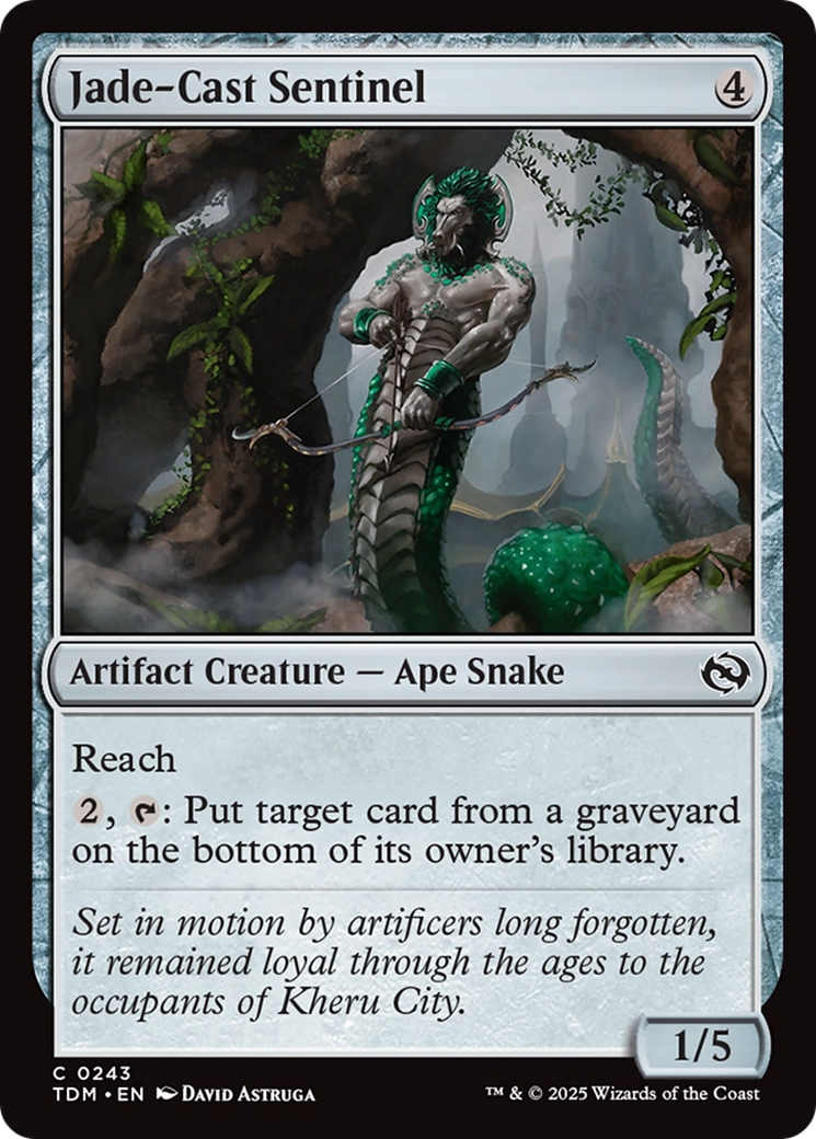 Jade-Cast Sentinel [Tarkir: Dragonstorm] | Devastation Store