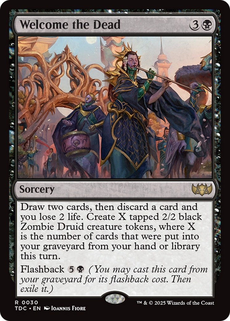 Welcome the Dead [Tarkir: Dragonstorm Commander] | Devastation Store