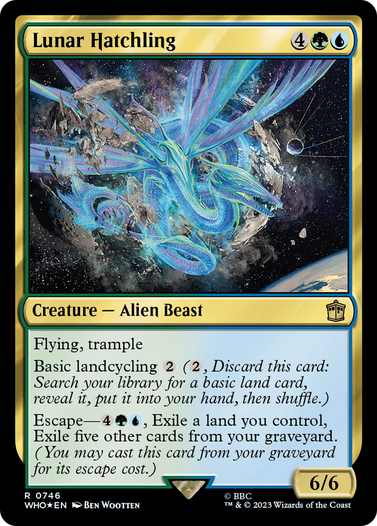 Lunar Hatchling (Surge Foil) [Doctor Who] | Devastation Store