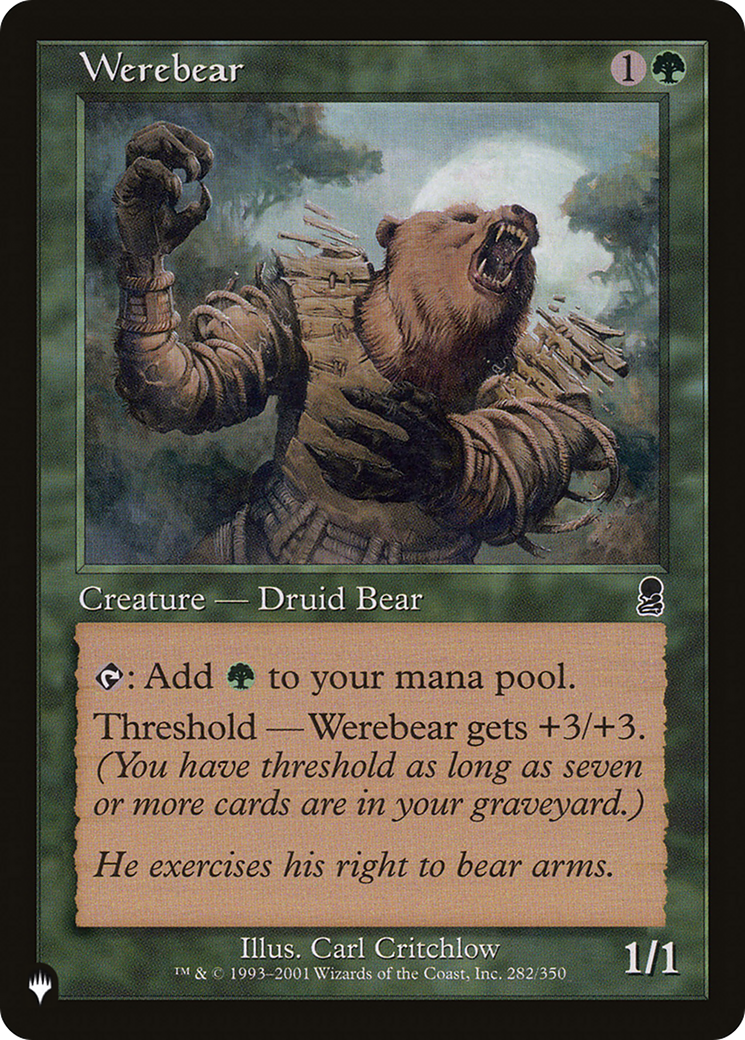 Werebear [The List Reprints] | Devastation Store