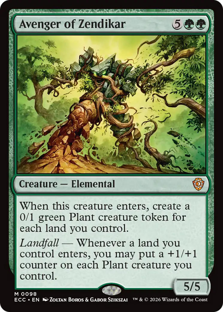 Avenger of Zendikar [Lorwyn Eclipsed Commander] | Devastation Store