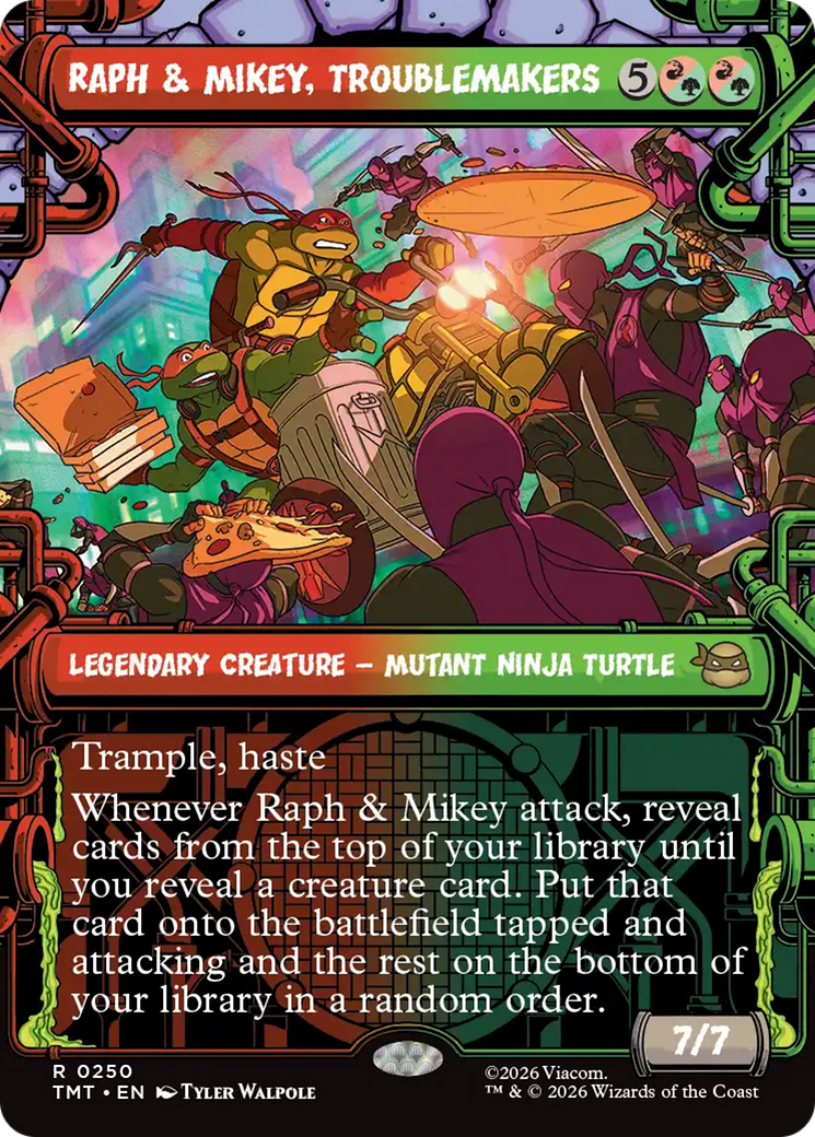 Raph & Mikey, Troublemakers (Showcase) [Teenage Mutant Ninja Turtles] | Devastation Store