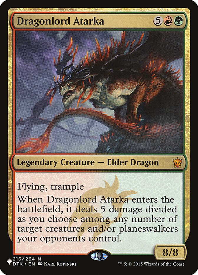 Dragonlord Atarka [The List] | Devastation Store