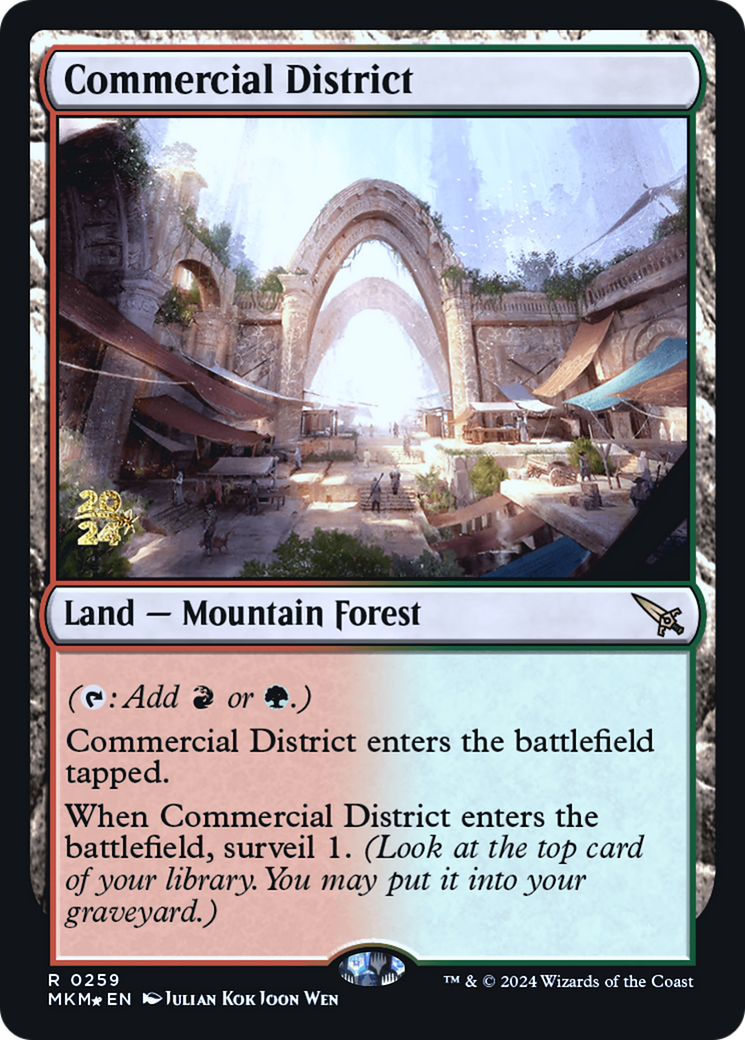 Commercial District [Murders at Karlov Manor Prerelease Promos] | Devastation Store