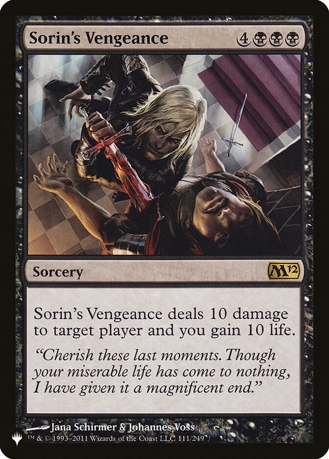 Sorin's Vengeance [The List] | Devastation Store