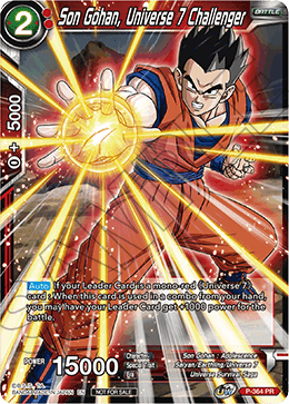 Son Gohan, Universe 7 Challenger (Unison Warrior Series Boost Tournament Pack Vol. 7) (P-364) [Tournament Promotion Cards] | Devastation Store