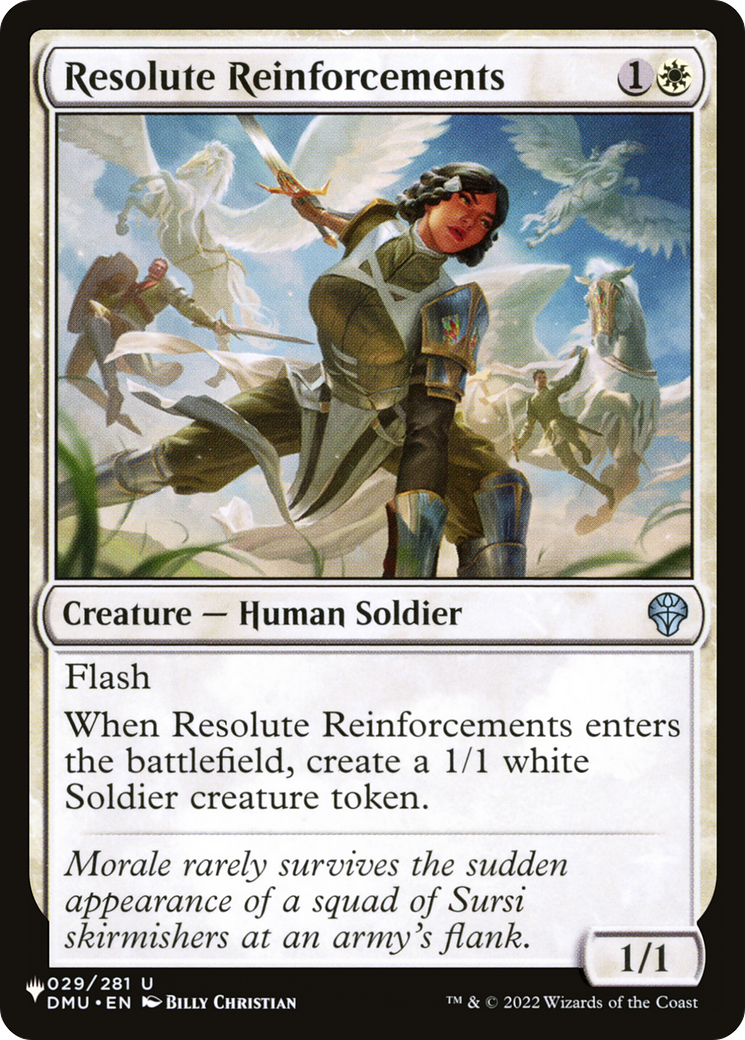 Resolute Reinforcements [The List Reprints] | Devastation Store