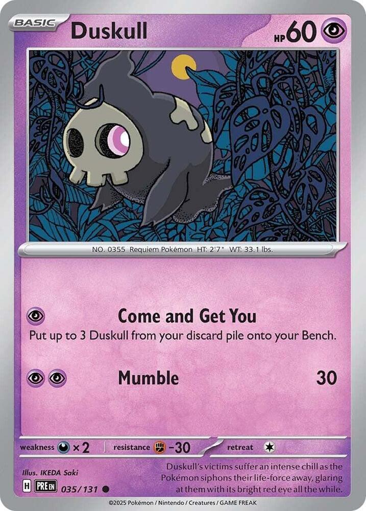 Duskull (035/131) [Scarlet & Violet: Prismatic Evolutions] | Devastation Store