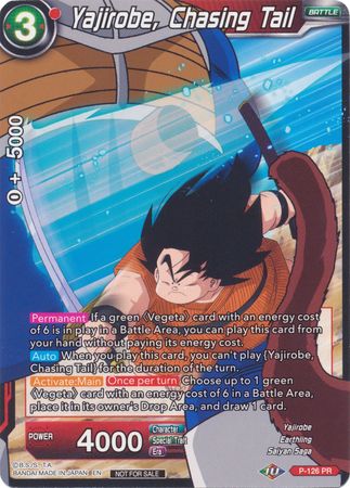 Yajirobe, Chasing Tail (Shop Tournament: Assault of Saiyans) (P-126) [Promotion Cards] | Devastation Store