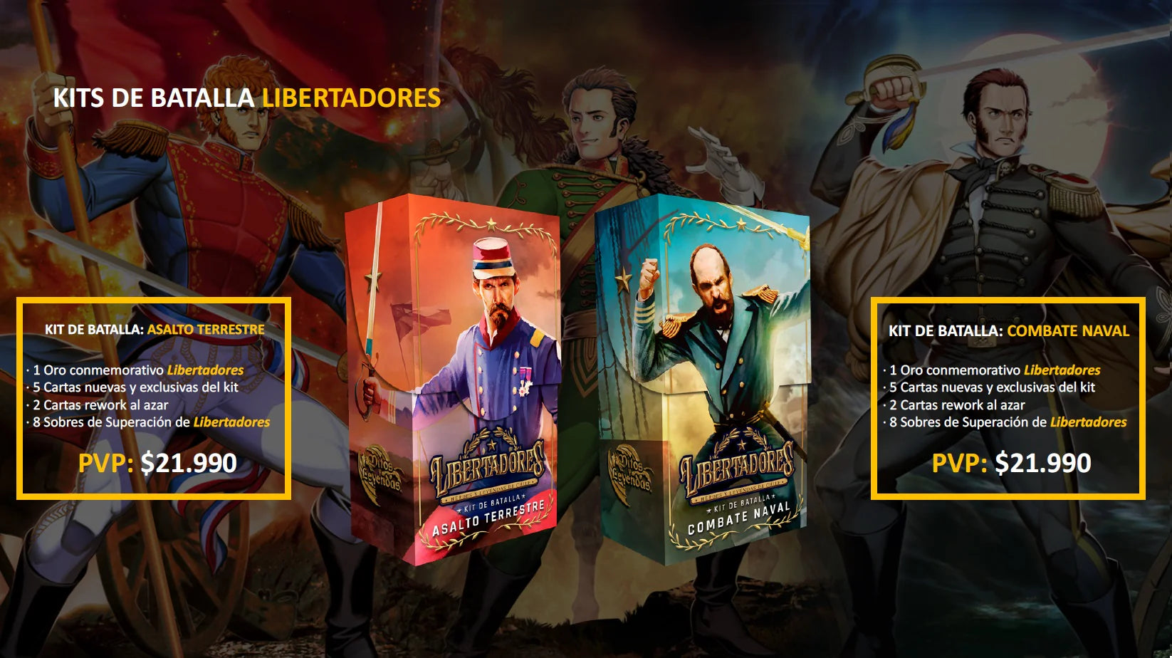 Kit Batalla Libertadores - Combate Naval | Devastation Store