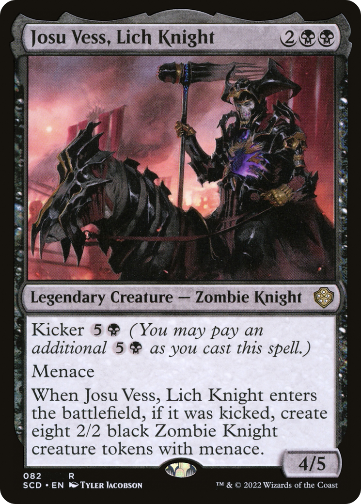Josu Vess, Lich Knight [Starter Commander Decks] | Devastation Store