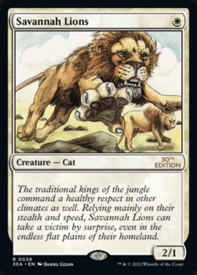 Savannah Lions [30th Anniversary Edition] | Devastation Store