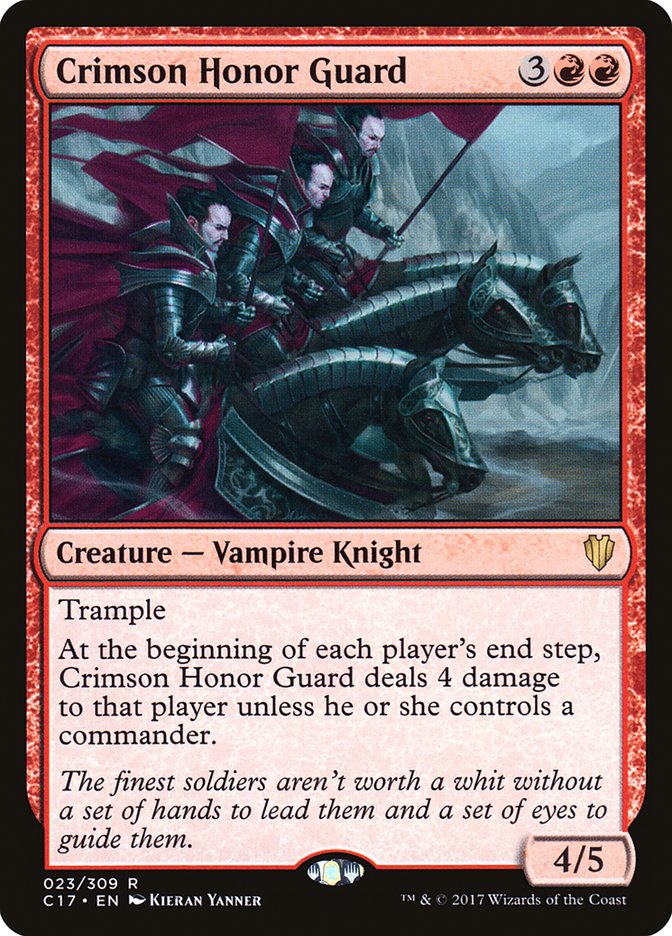 Crimson Honor Guard [Commander 2017] | Devastation Store