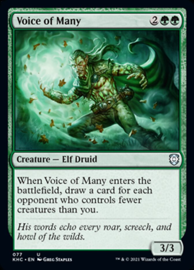 Voice of Many [Kaldheim Commander] | Devastation Store