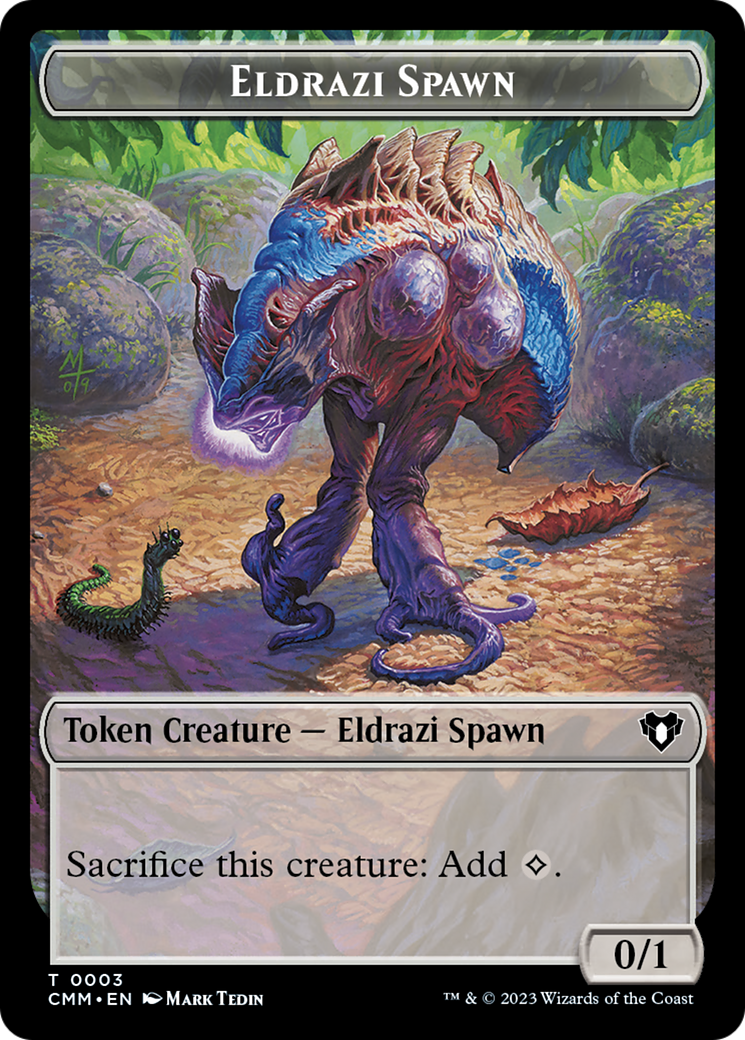 Eldrazi Spawn // Construct (0042) Double-Sided Token [Commander Masters Tokens] | Devastation Store