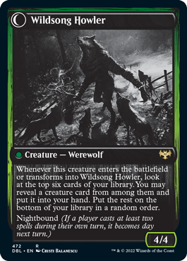 Howlpack Piper // Wildsong Howler [Innistrad: Double Feature] | Devastation Store