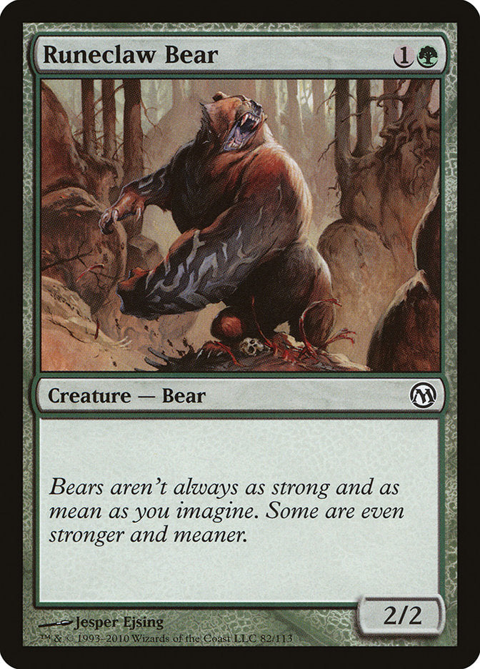 Runeclaw Bear [Duels of the Planeswalkers] - Devastation Store | Devastation Store