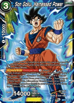 Son Goku, Harnessed Power [BT16-025] | Devastation Store