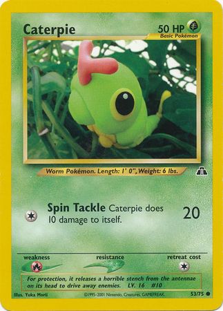 Caterpie (53/75) [Neo Discovery Unlimited] | Devastation Store
