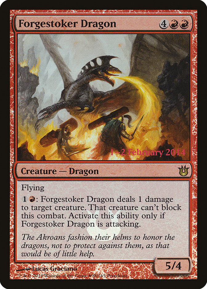 Forgestoker Dragon  [Born of the Gods Prerelease Promos] | Devastation Store