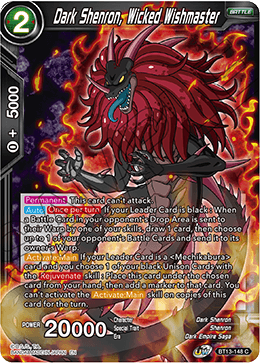 Dark Shenron, Wicked Wishmaster (Common) [BT13-148] | Devastation Store