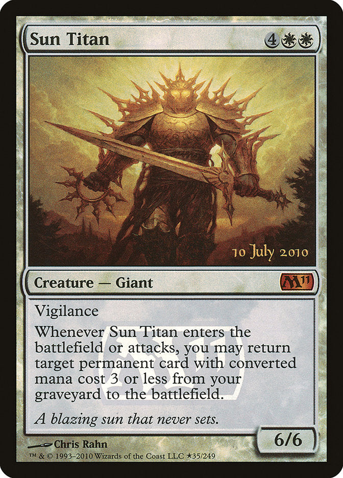 Sun Titan [Magic 2011 Prerelease Promos] | Devastation Store