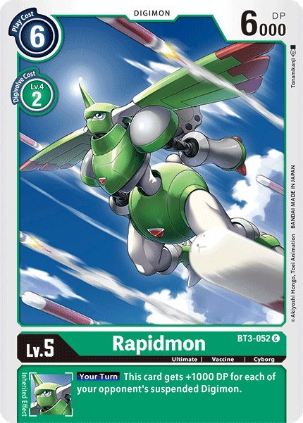 Rapidmon [BT3-052] [Release Special Booster Ver.1.5] | Devastation Store