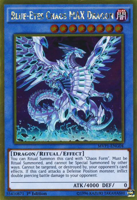 Blue-Eyes Chaos MAX Dragon [MVP1-ENG04] Gold Rare | Devastation Store
