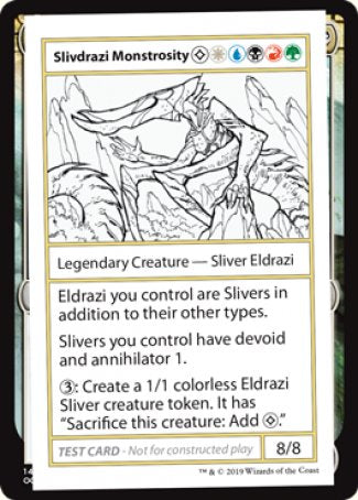 Slivdrazi Monstrosity (2021 Edition) [Mystery Booster Playtest Cards] | Devastation Store