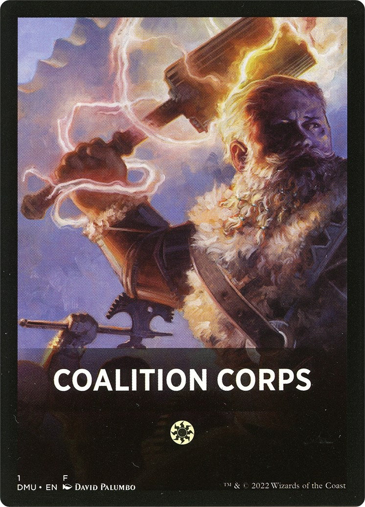 Coalition Corps Theme Card [Dominaria United Tokens] | Devastation Store
