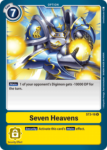 Seven Heavens [ST3-16] [Starter Deck: Heaven's Yellow] | Devastation Store