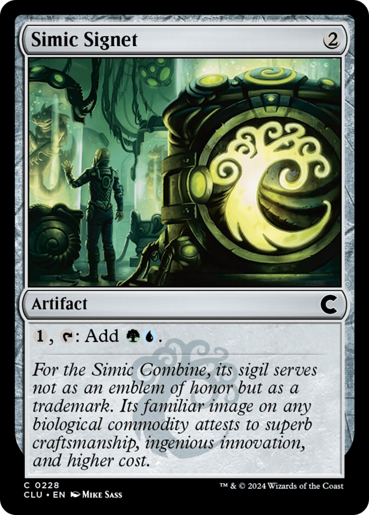 Simic Signet [Ravnica: Clue Edition] | Devastation Store