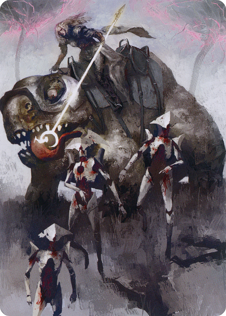 Thalia and The Gitrog Monster Art Card [March of the Machine Art Series] | Devastation Store