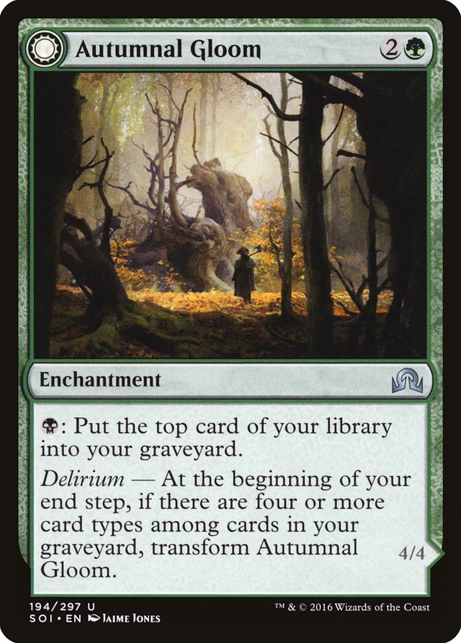 Autumnal Gloom // Ancient of the Equinox [Shadows over Innistrad] | Devastation Store