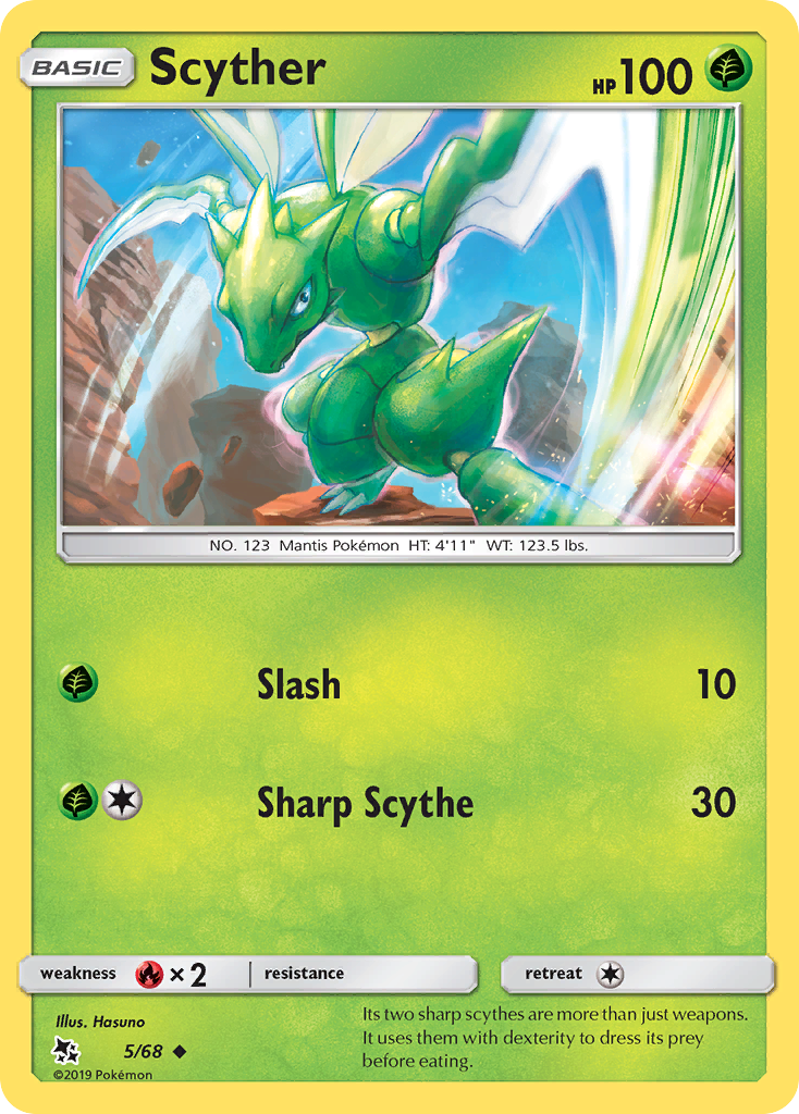 Scyther (5/68) [Sun & Moon: Hidden Fates] | Devastation Store