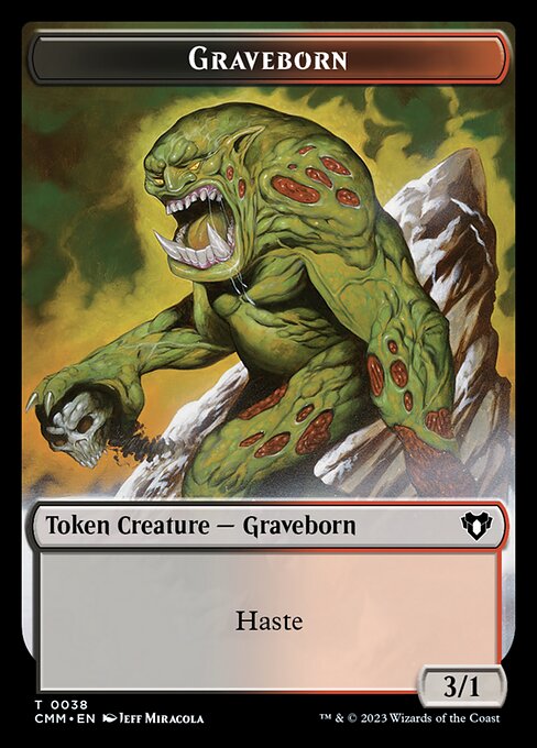 Elemental (0024) // Graveborn Double-Sided Token [Commander Masters Tokens] | Devastation Store
