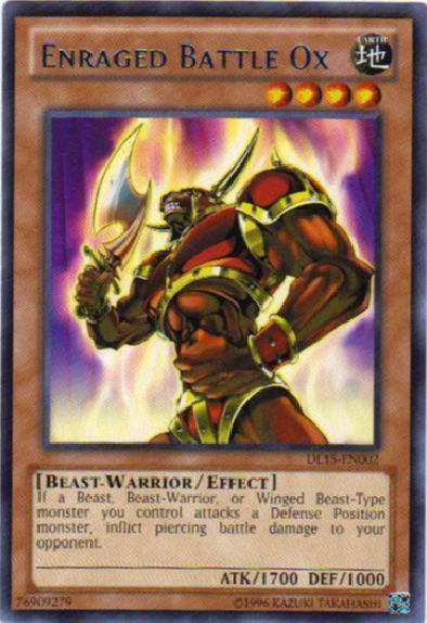 Enraged Battle Ox (Blue) [DL15-EN002] Rare | Devastation Store