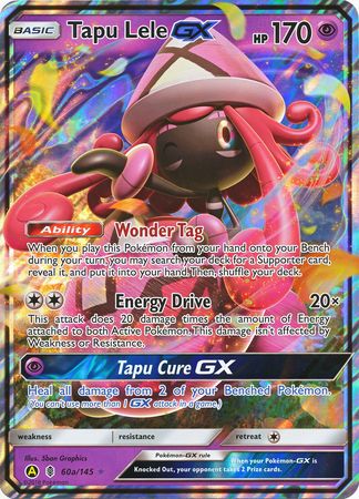 Tapu Lele GX (60a/145) (Alternate card) (Jumbo Card) [Sun & Moon: Guardians Rising] | Devastation Store