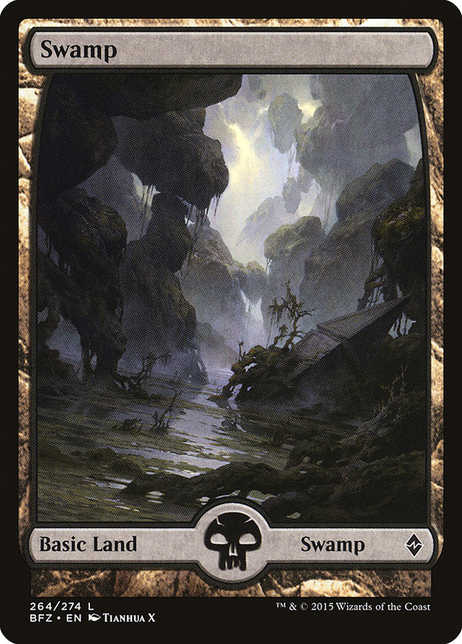 Swamp (264) [Battle for Zendikar] - Devastation Store | Devastation Store