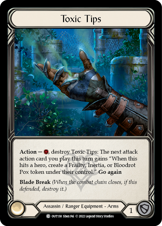 Toxic Tips [OUT158] (Outsiders)  Cold Foil | Devastation Store