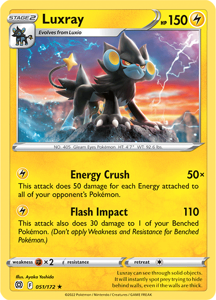 Luxray (051/172) [Sword & Shield: Brilliant Stars] | Devastation Store