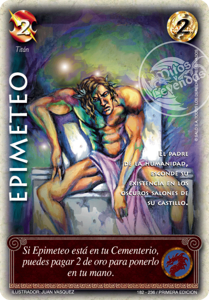 Epimeteo, Leyendas - Devastation Store | Devastation Store