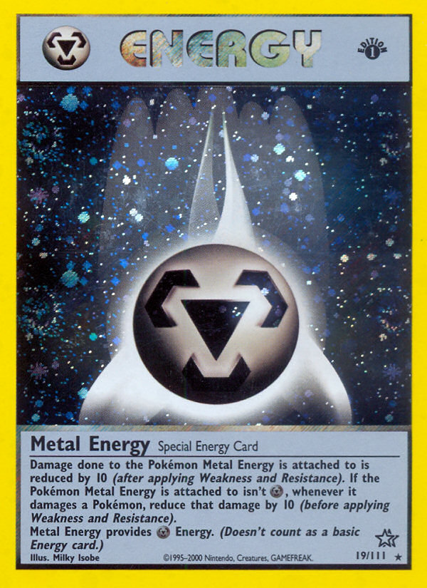 Metal Energy (19/111) [Neo Genesis 1st Edition] | Devastation Store
